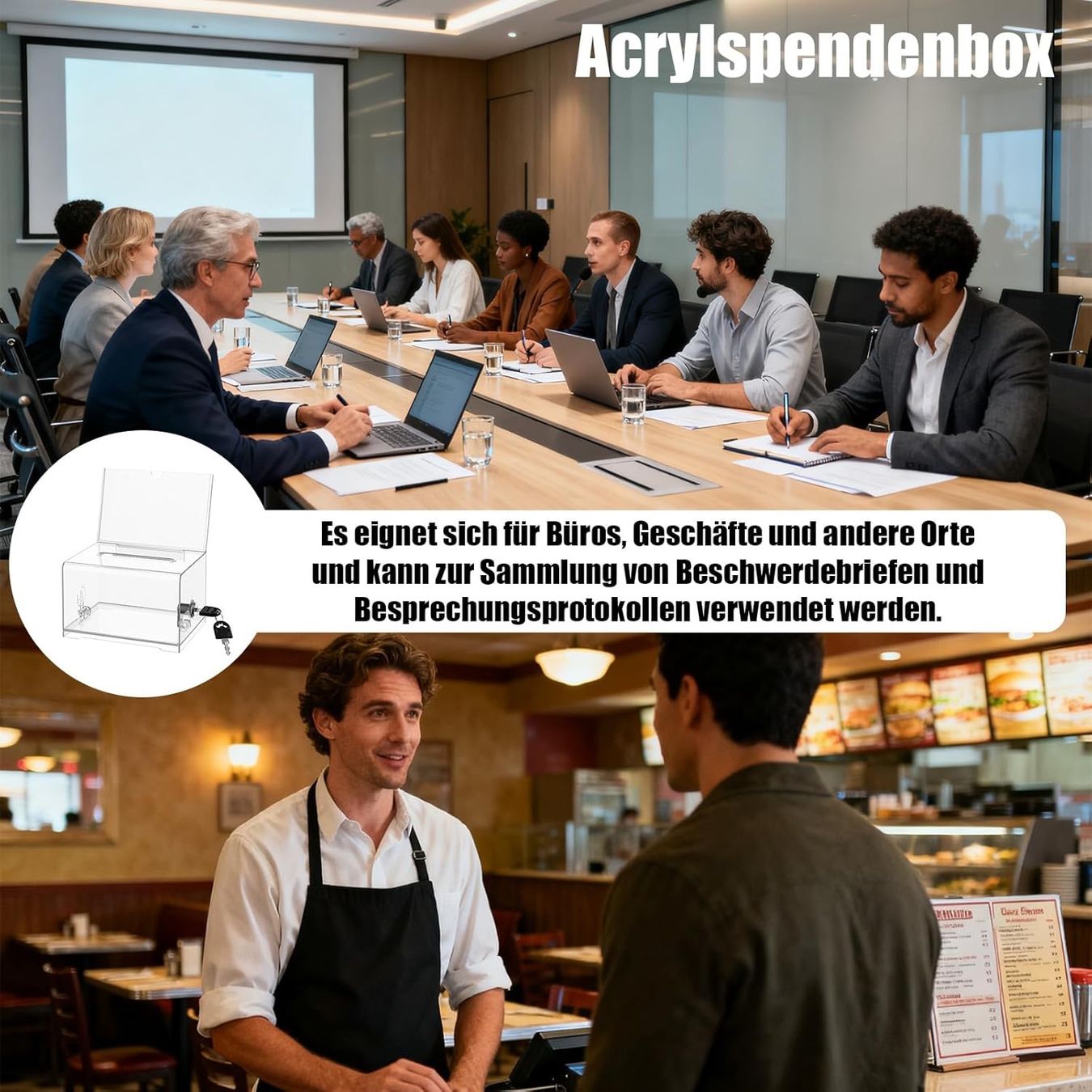 Casseforti: Abschließbar, Kommentarbox mit Einstecktafel, Kommentarbox – Nuovo e nell'imballaggio originale da Bülach venduto da StoreInShopSwiss 4