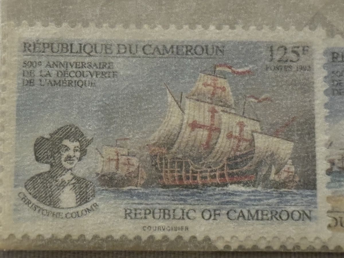 Tutti i francobolli: Briefmarken Kolumbus 1992 Kamerun – Nuovo e nell'imballaggio originale da Zürich venduto da engebrunau 1