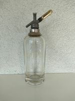 Wunderschöne und dekorative Siphonflasche aus Glas