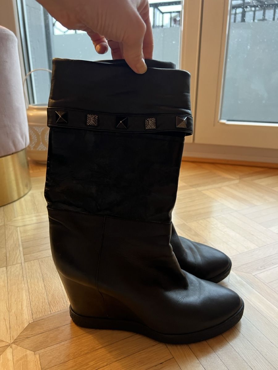 Scarpe da donna: Stiefel Leder Le Silla – Usato da Zürich venduto da VicParis5