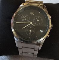 Calvin Klein Chronograph Swiss Made Elegante Herrenuhr 43mm