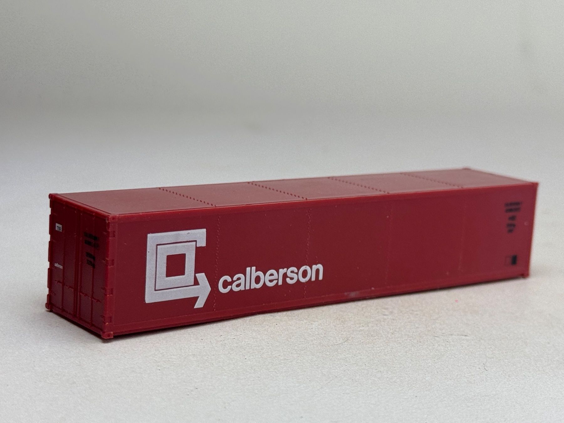 Modellini di ferrovie: EB- 40 Ft. Container Calberson braunrot – Usato da Elm venduto da Wikmtz 1