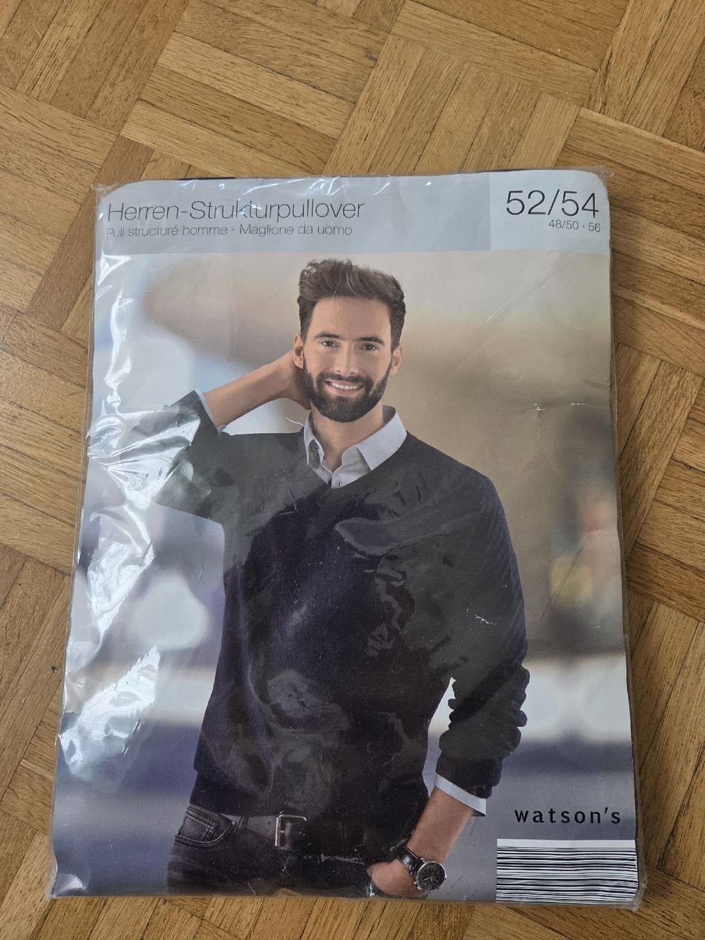 Maglioni & Felpe: Herren Struktur Pullover, Gr. 52/54, Neu & OVP, Winter! – Nuovo e nell'imballaggio originale da Aarau venduto da crissta