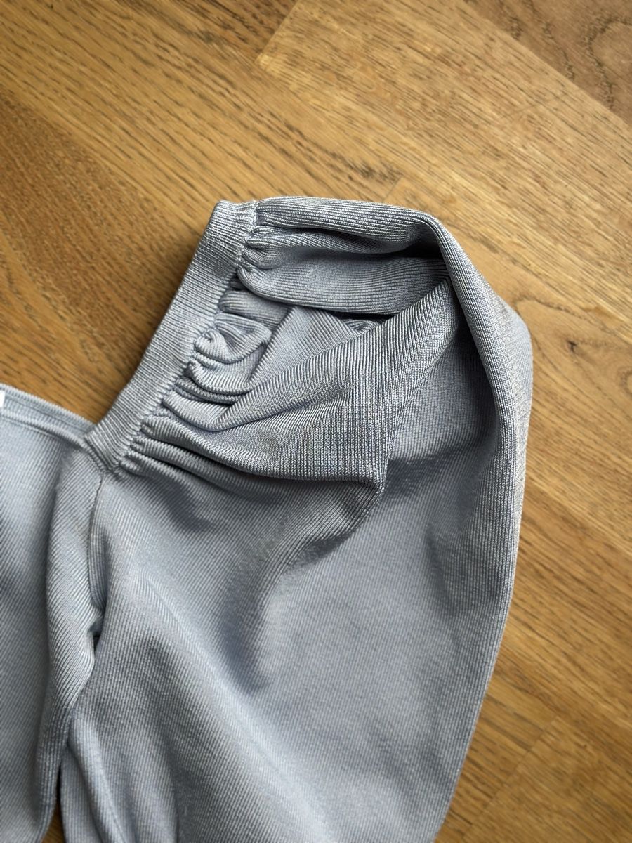 Zara Top: Zara Top, Hellblau, Puffärmel, Grösse S – Usato da Basel venduto da FatmaCan52 5