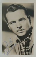 John Lund (1911-1992) Schauspieler - Autogramm
