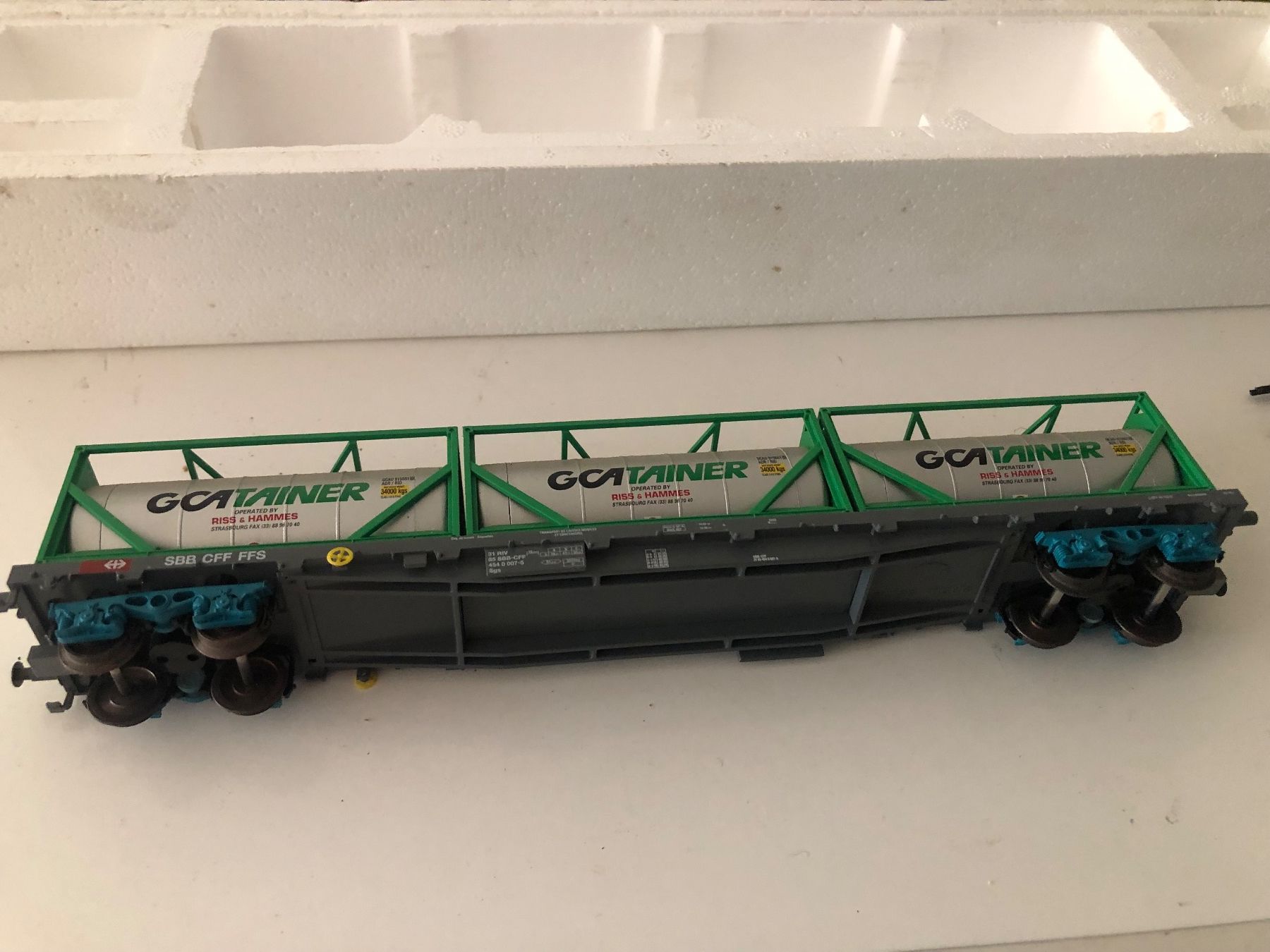 Hag Modellini di ferrovie: Hag 396 SBB Gleichstrom NEU – Nuovo e nell'imballaggio originale da Ostermundigen venduto da Garmin03 4