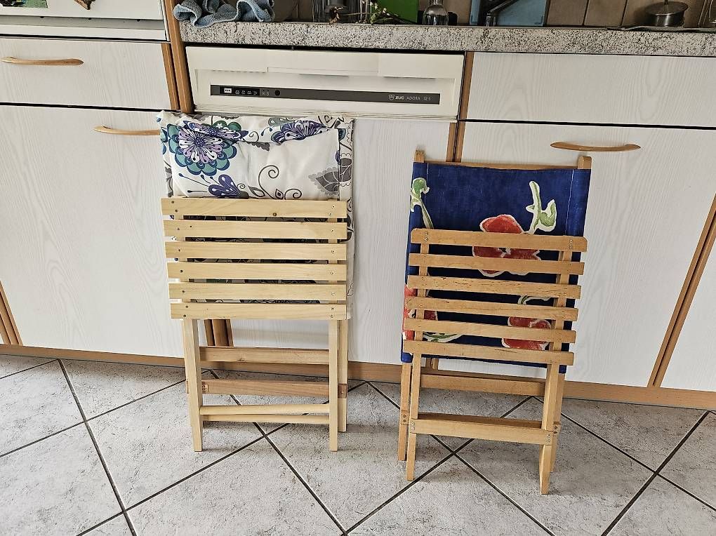 Sedie a sdraio: 2 kleine Liegestühle Camping – Usato da Sisikon venduto da bryke 2