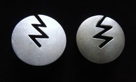 Große Silber 925 Ohrstecker 33 mm