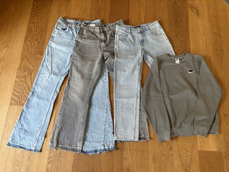 Lot Kinder flated Jeans, 14/15, Gr. 38, XS