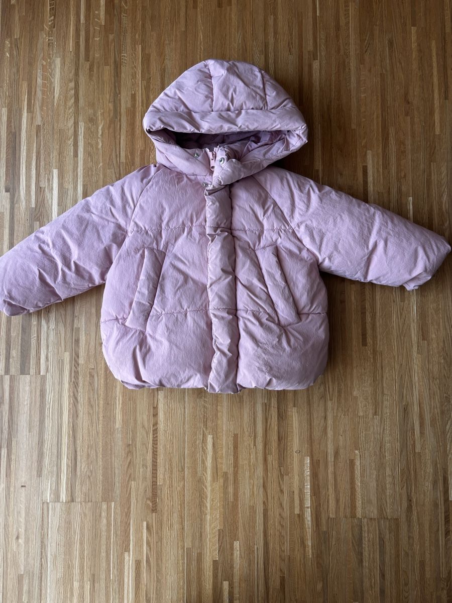Zara Jacken & Mäntel: Zara Winterjacke rosa mit Kapuze Gr. 110  – Gebraucht aus Meierskappel von Mial_2
