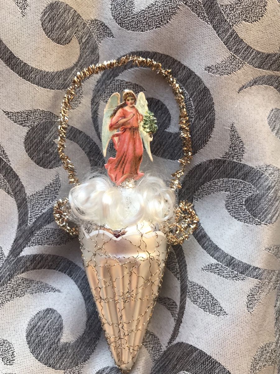 Tutte le decorazioni: Nostalgischer Christbaumschmuck mit Engelsoblate – Usato da Alpnach Dorf venduto da marvo 2