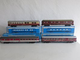 Märklin H0: Set mit 4 Speise-/Schlafwagen DB/DSG, WS, OVP