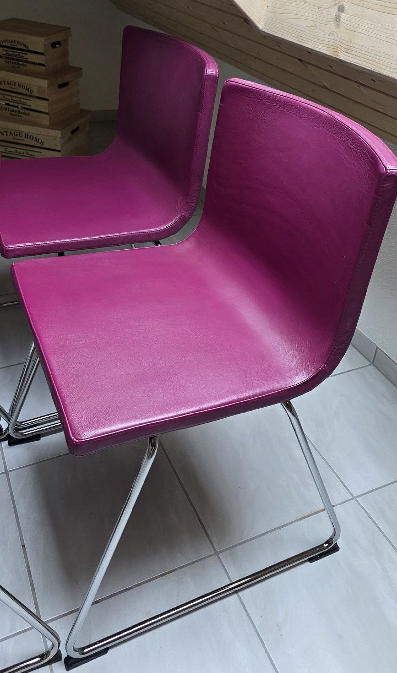 Sedie: 4 Lederstühle Bernhard von IKEA – Usato da Günsberg venduto da Bari72 1
