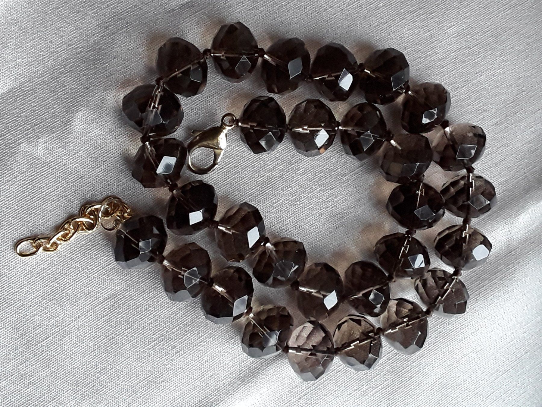 Catenine: Exclusives facettiertes RAUCH Quarz Collier – Usato da Zürich venduto da Aleick 3