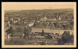 AK Aarau, Ortsansicht an der Aare