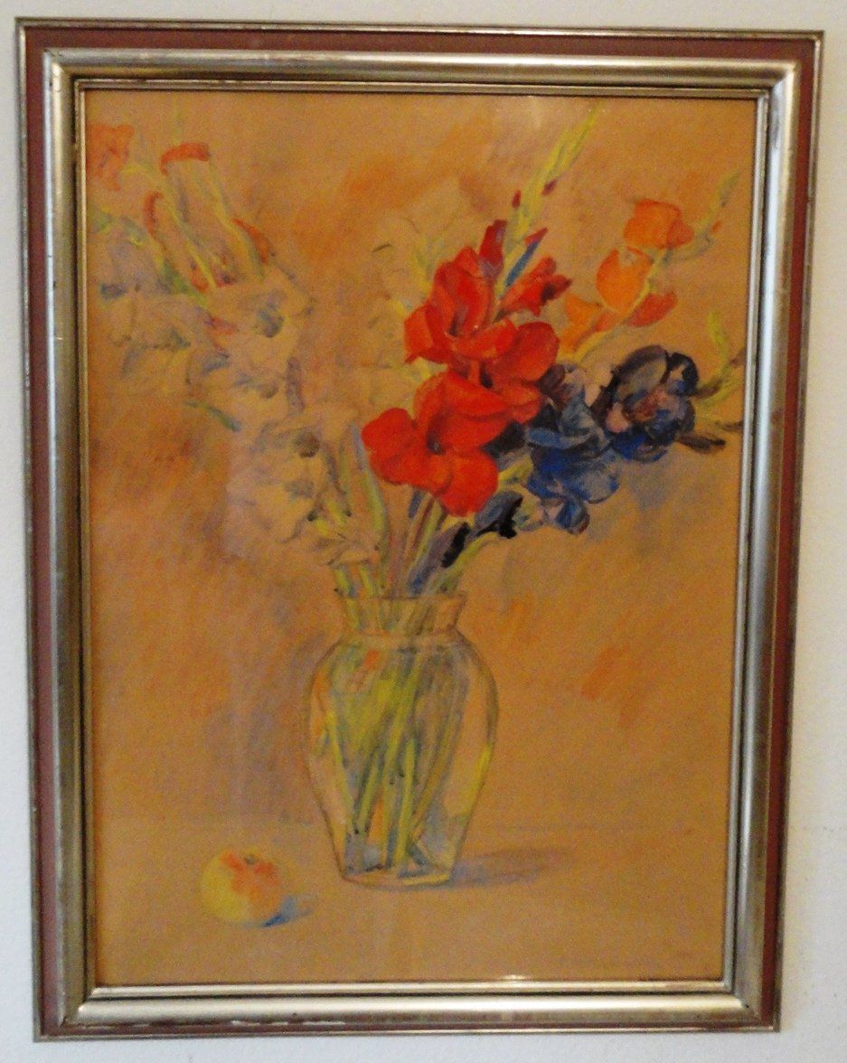 Dipinti: Emil Himmelsbach Blumenvase Öl Gemälde Basel AKTION% – Nuovo (secondo la descrizione) da zurich venduto da ARTMYART