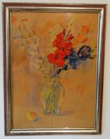Emil Himmelsbach Blumenvase Öl Gemälde Basel AKTION%
