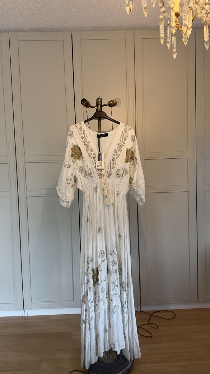 Vestiti: Kleid weiss Baumwolle – Nuovo e nell'imballaggio originale da Olten venduto da Saayis 2
