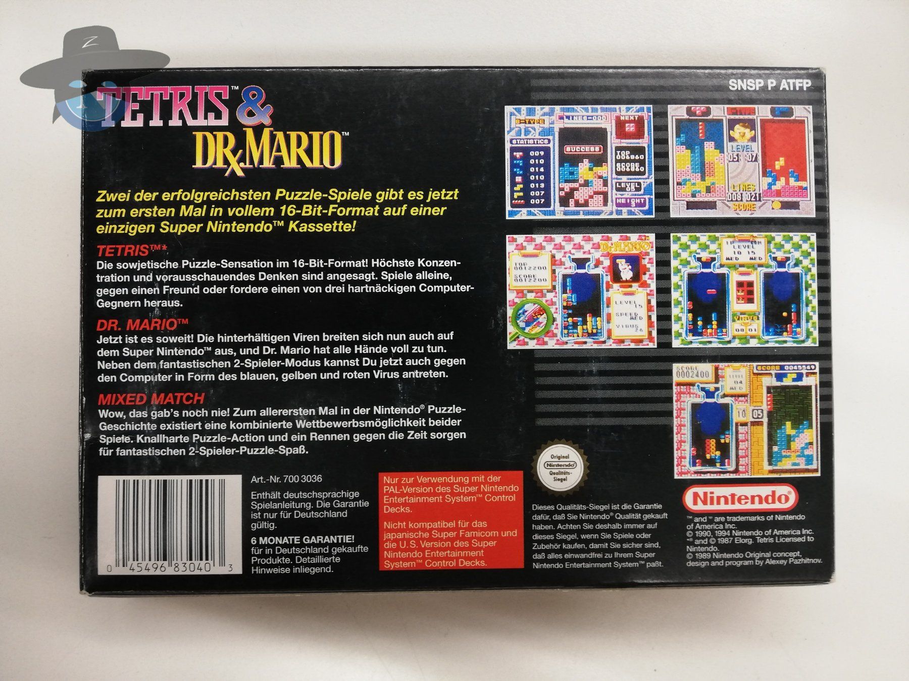 Nintendo Spiele: Tetris & Dr Mario / Super Nintendo SNES – Gebraucht aus St. Gallen von zorro_dc 1