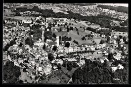 AK Heiden, Ortsansicht mit Kirche