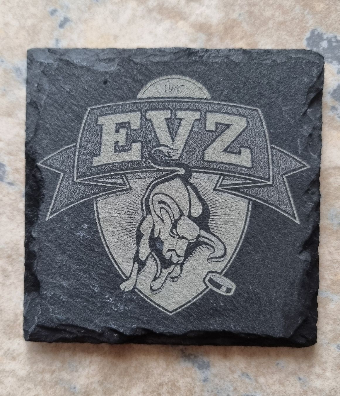 Untersetzer: Schweizer Eishockey Logo's auf Schiefer Untersetzer 4er Pack – Neu (gemäss Beschreibung) aus Rottenschwil von tob_h7ld 3