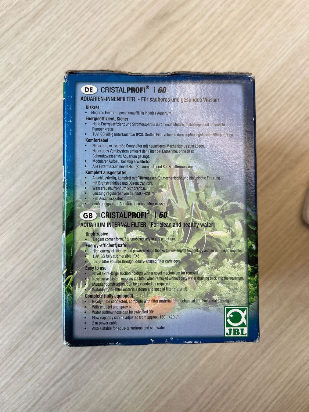 JBL Filtri: JBL Innenfilter CristalProfi i60 greenline – Nuovo e nell'imballaggio originale da Zürich venduto da Aquarium_Seerose 3