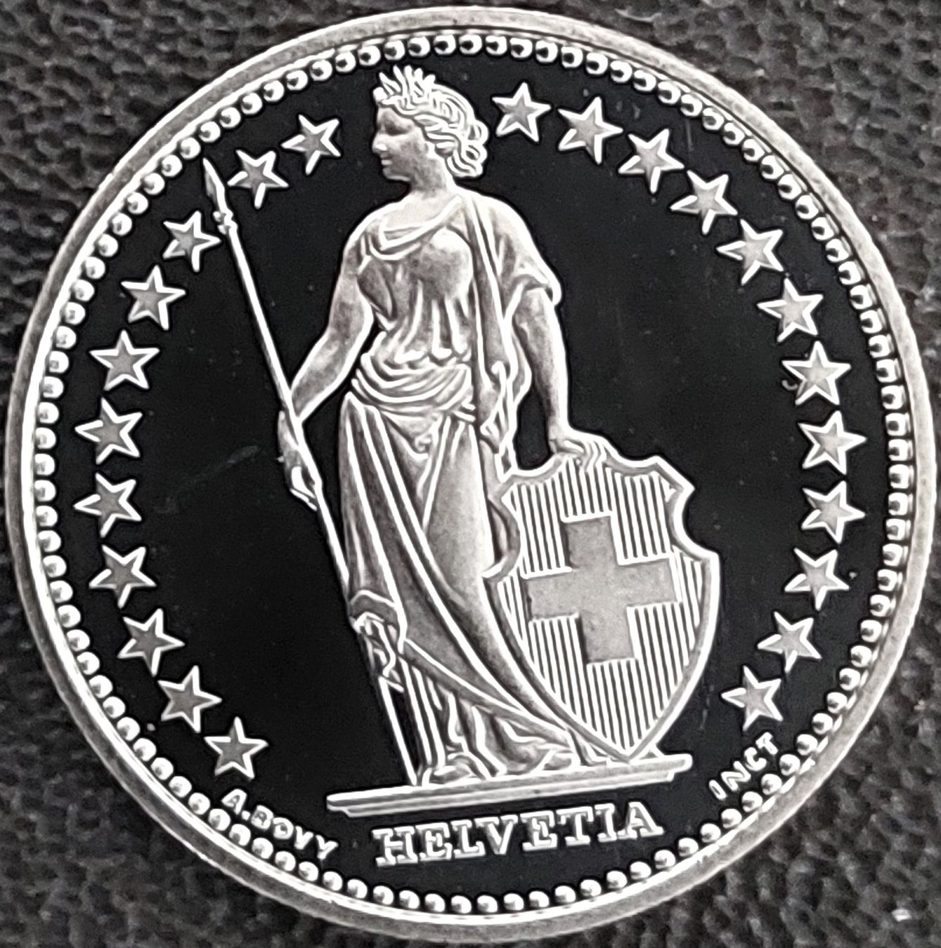 Tutti le monete: 1 Franken 2011 stgl. / aus Münzsatz – Nuovo (secondo la descrizione) da Arch venduto da coinsandmore 1