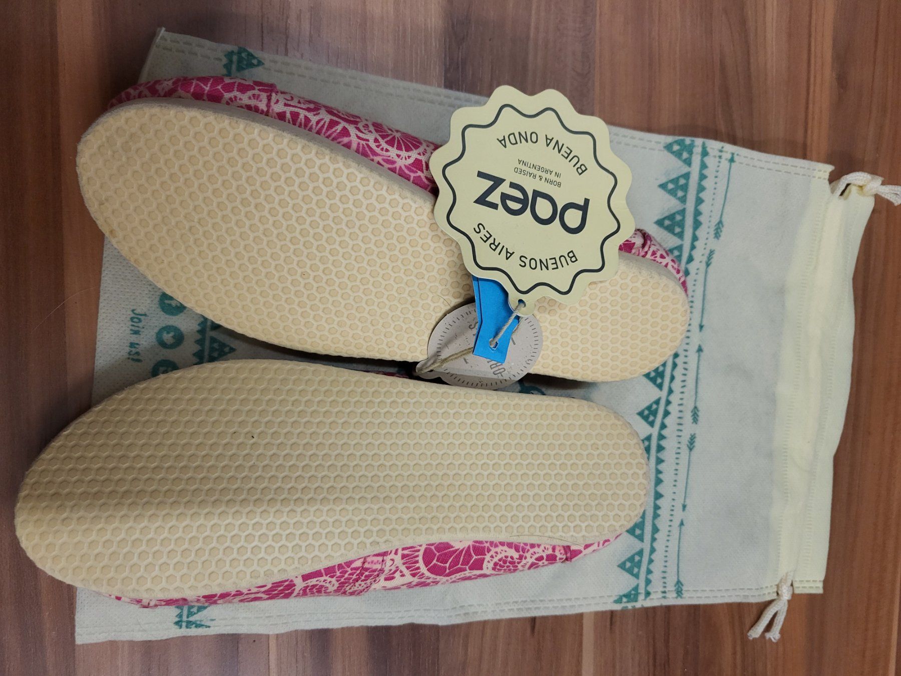 Schuhe für Mädchen: Stoffschuh Paez gr 31 b23 – Neu (gemäss Beschreibung) aus Schwarzenburg von Flamingo07 1