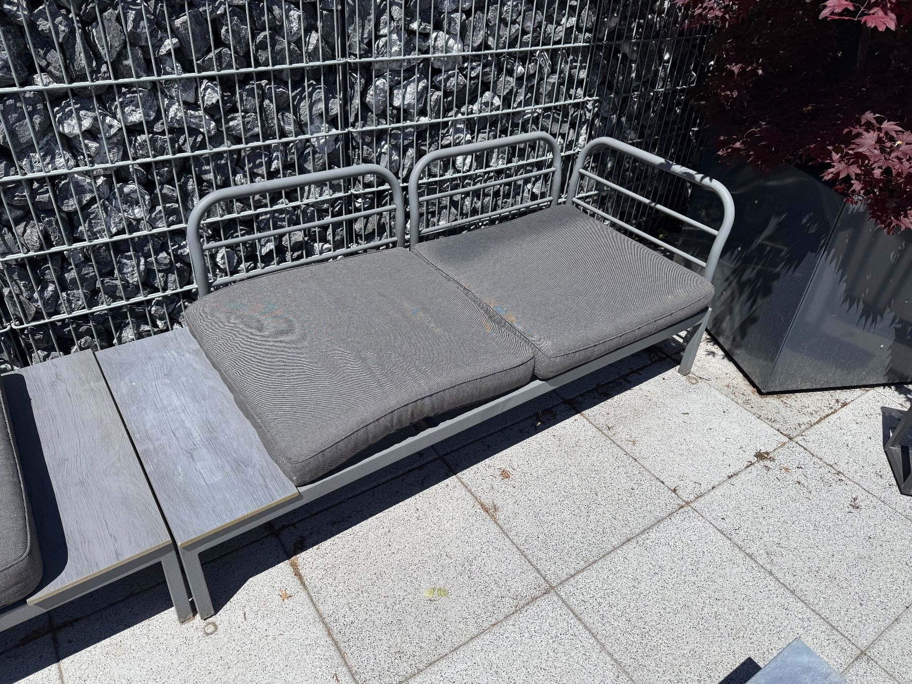 Divani: Jysk Gartenlounge  Lounge Gartensofa Baltimore grau – Usato da Thörishaus venduto da Swaxx 5
