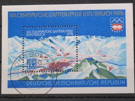 DDR 1975  Innsbruck Block 43 gest.