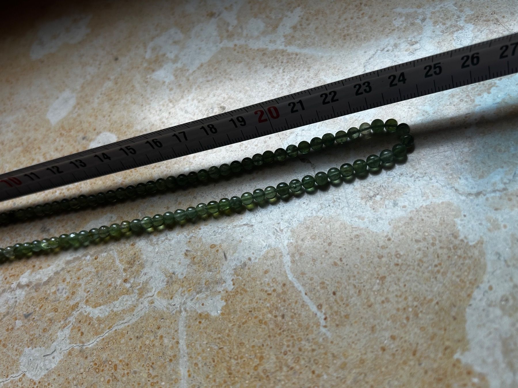Catenine: Grüne Kette leuchtend hell 48cm – Usato da Laufen venduto da Bellebellezza 6