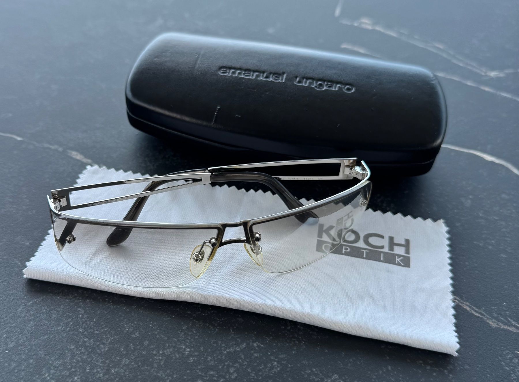 Occhiali & Lenti: Emanuel Ungaro Sonnenbrille, silber, inklusive Etui. Top! – Usato da Effretikon venduto da Lunaaa_ 2