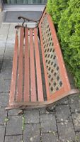 Gartenbank Eisen Holz zum restaurieren 