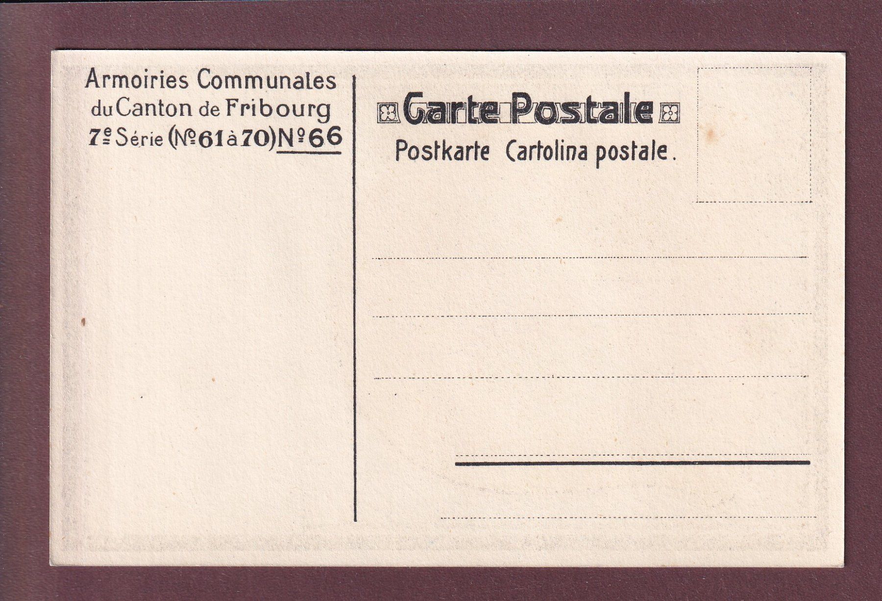 Ansichtskarten: ECUBLENS - Blason – Gebraucht aus Pully von nicecards 1