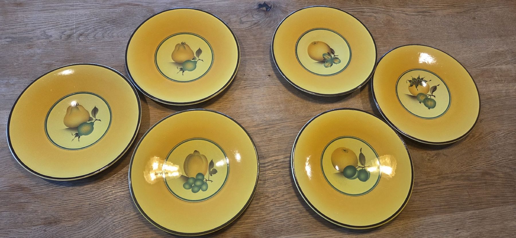 Piatti: 6 Vintage Keramikteller aus Dänemark – Usato da Rehetobel venduto da hobirot01