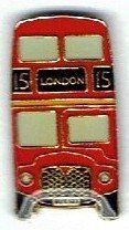 Plaketten & Abzeichen: London Doppeldeckerbus – Gebraucht aus Hinterkappelen von Schampus 1