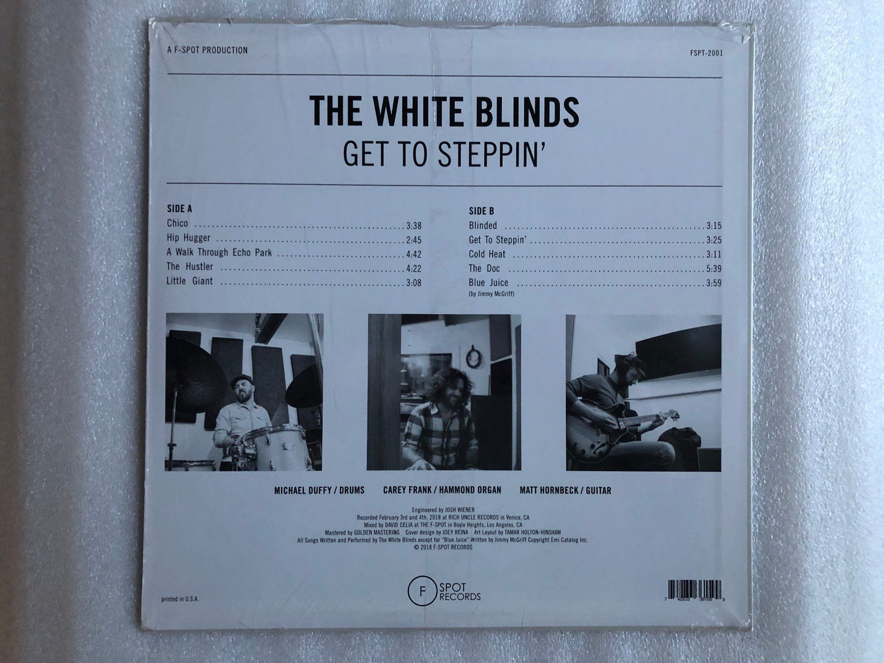 Dischi in vinile: THE WHITE BLINDS - Get to steppin' – Nuovo (secondo la descrizione) da Zufikon venduto da mirageg5 2