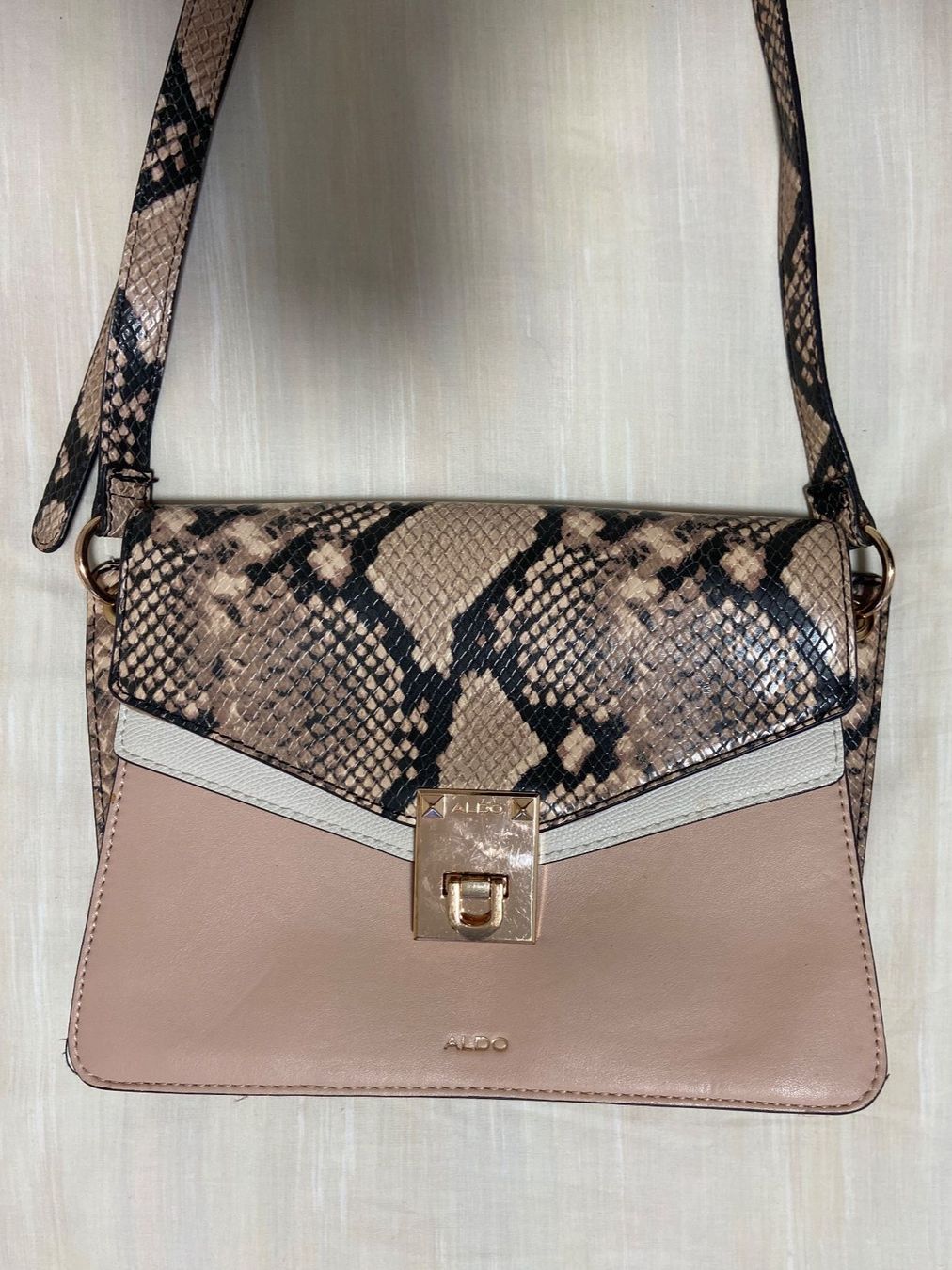 Aldo Borse: Handtasche im Schlangenleder-Look von ALDO – Usato da Zürich venduto da dedasiba 3