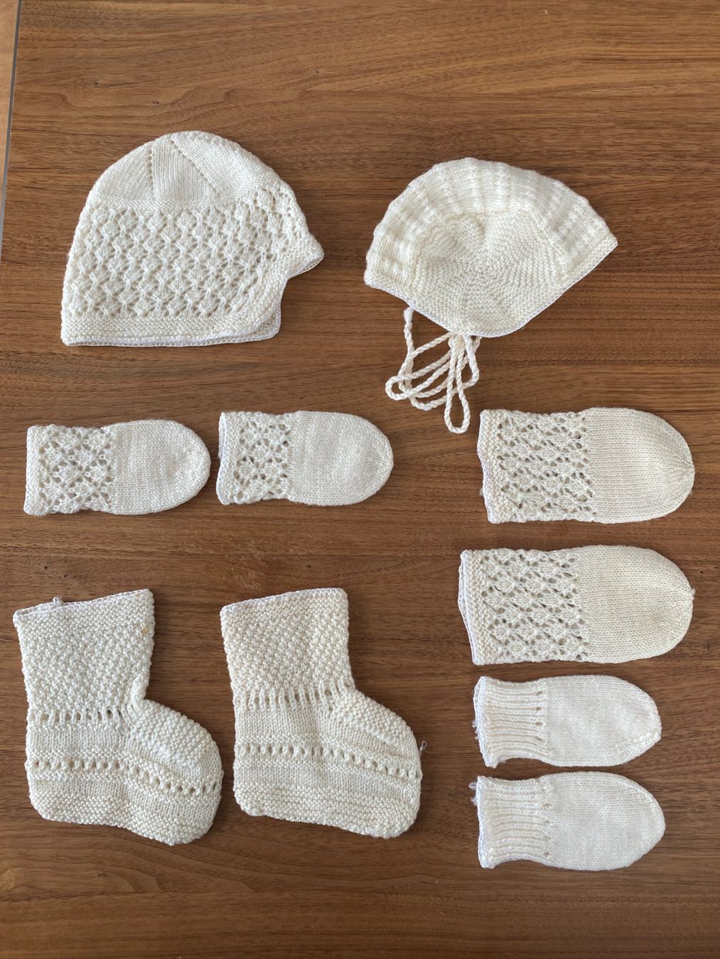 Stoffe: antike Stricksachen für Baby – Gebraucht aus Unterterzen von bac_287t