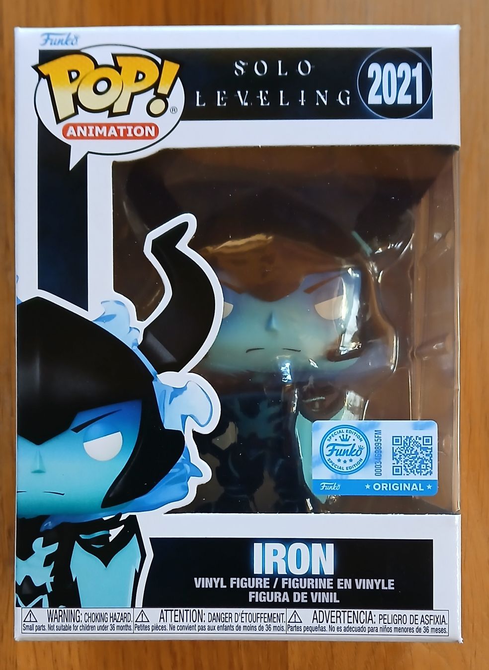 Funko Statuette: Funko Pop Iron Solo Leveling 2021 – Nuovo e nell'imballaggio originale da Le Sentier venduto da Funko-Pop-1979