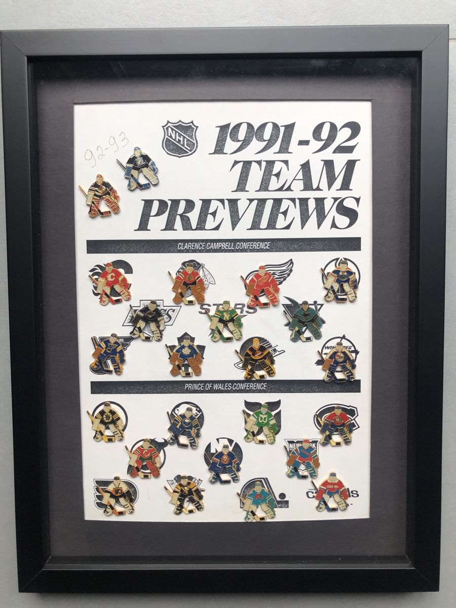 Broschen & Nadeln: NHL Goaltending Pin Set 1991-1992 – Gebraucht aus Osogna von goodthingme