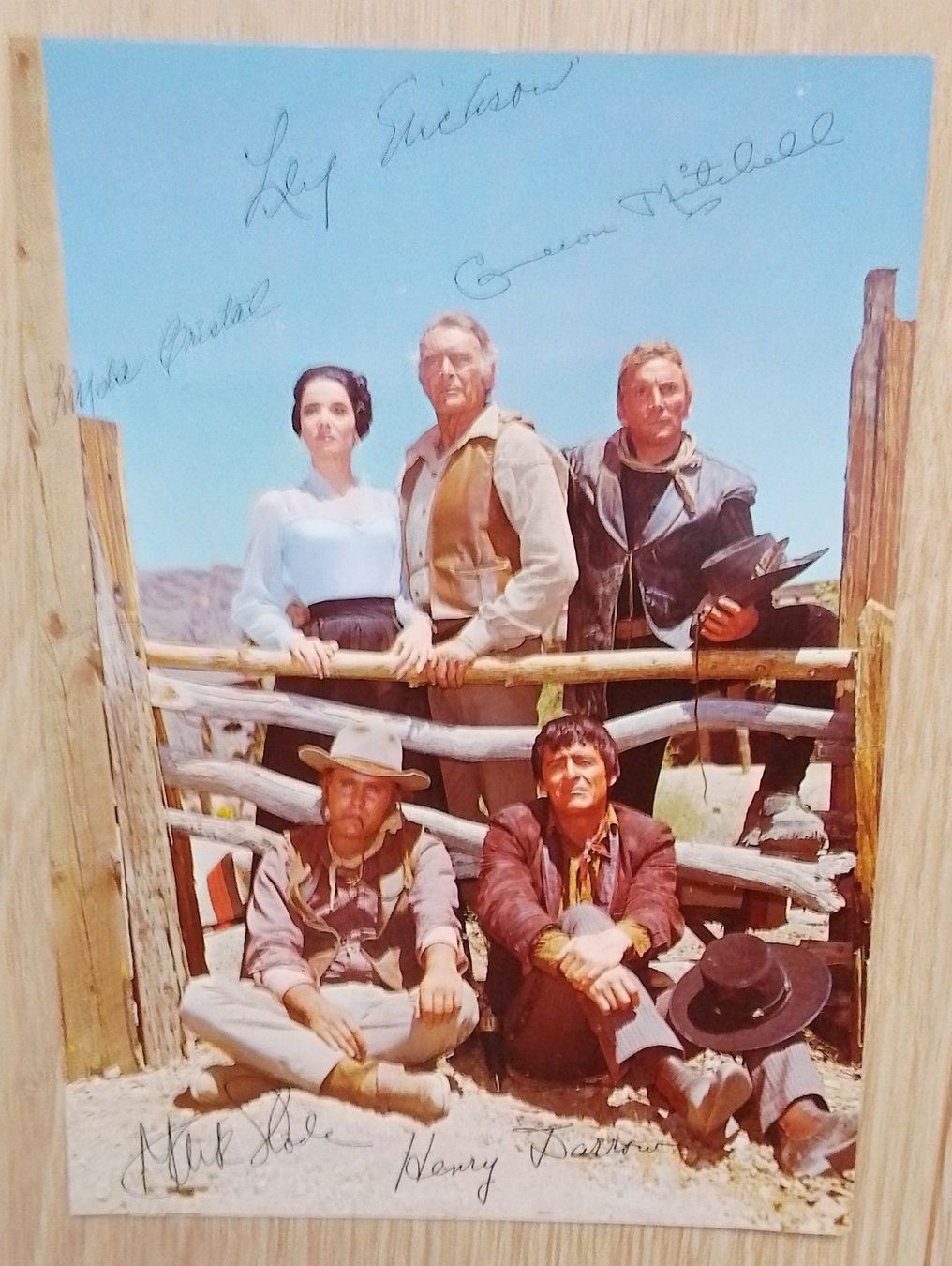 Autografi: Autogramm / Postkarte High Chaparral 70er mit Unterschrift – Usato da Wohlen AG venduto da salamanderspielwaren