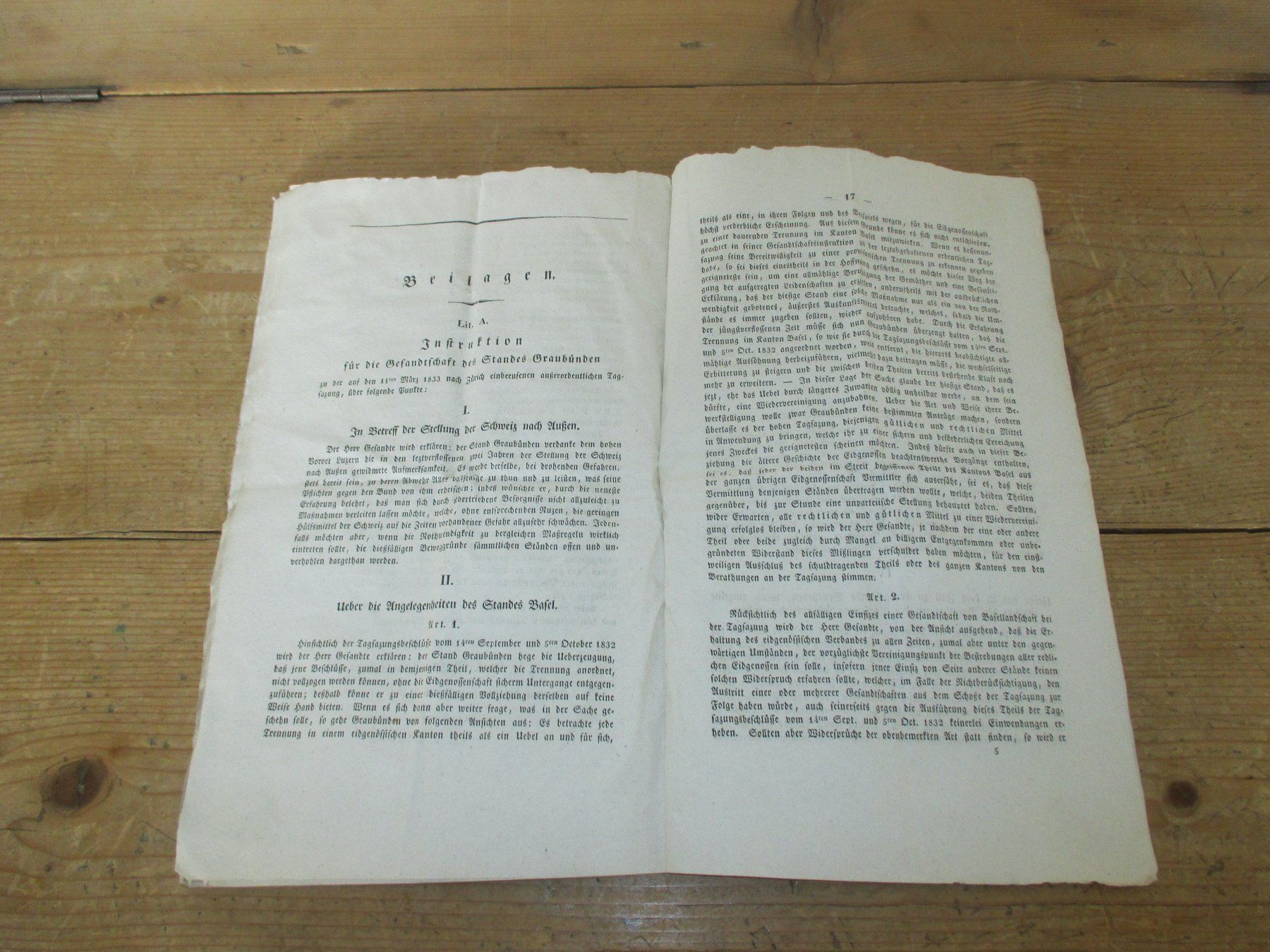 Bücher: Der Grosse Rath des Kantons Graubünden 1833 – Gebraucht aus Flims - Dorf von Stagediver 4