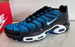 Nike Air Max Plus TN, Blau/Weiss/Schwarz, Grösse 47.5, Top!