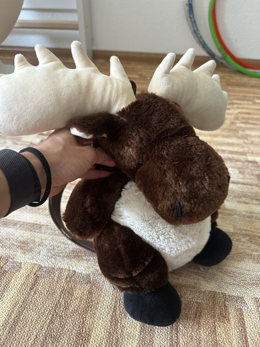 Kindertaschen: Kinder Plüsch-Elch-Rucksack moose backpack Norwegian – Gebraucht aus Thalwil von klaudiamusiol 3