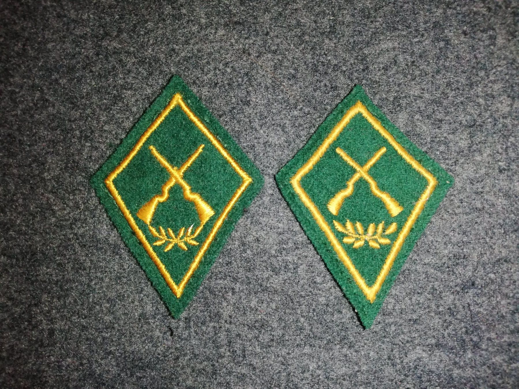 Schweizer Armee Placchette & Badge: Insignes de col Armée Suisse – Usato da Romanel-sur-Lausanne venduto da A559JBB