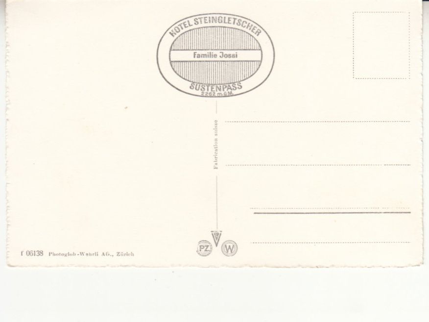 Cartoline postali: Sustenstrasse ca. 1950 – Usato da Bürglen TG venduto da StampGraf 1