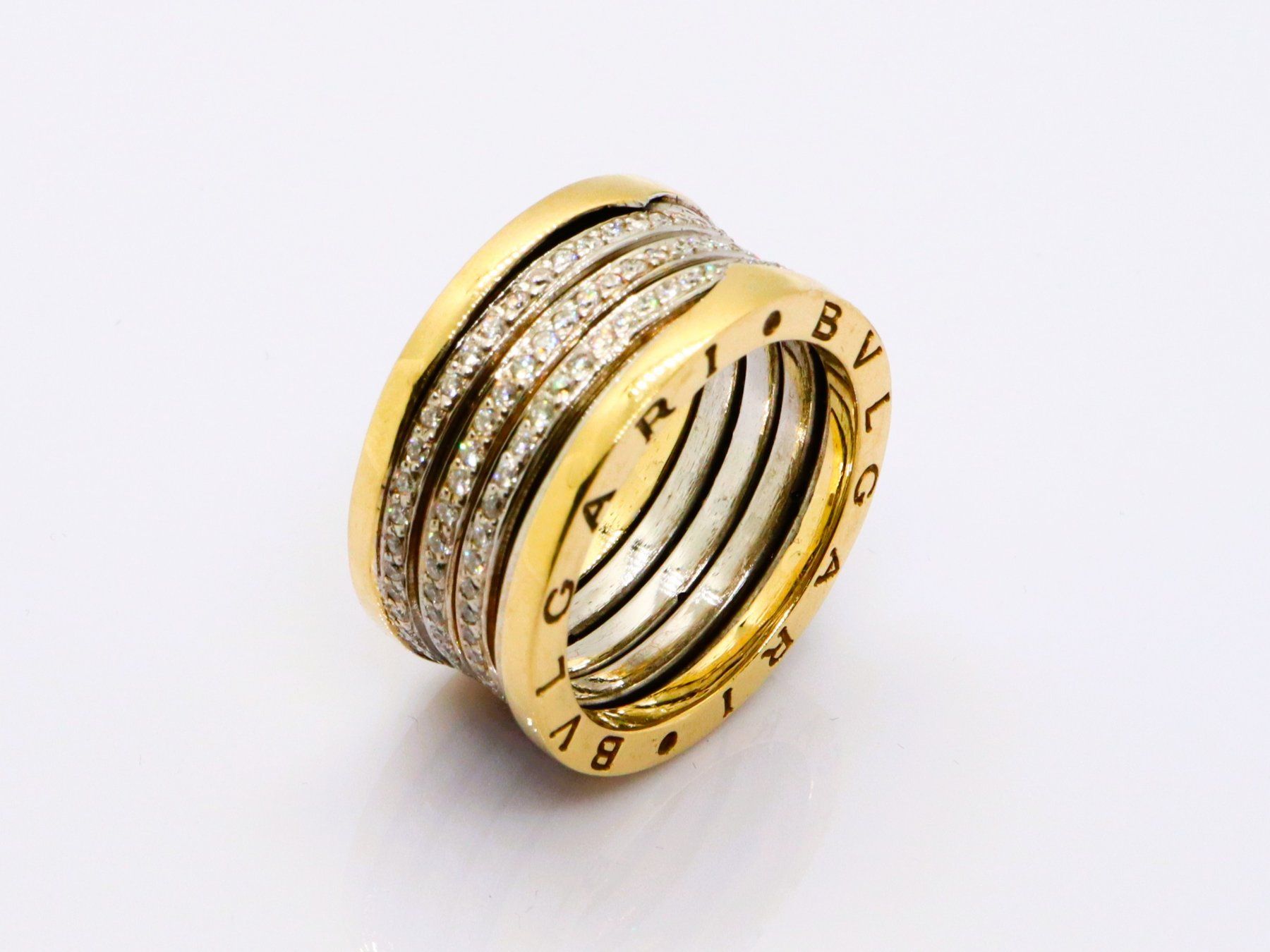 Bulgari Anelli: Bulgari B.Zero1 Ring | Gr. 68 | 18 Karat Gelbgold – Usato da Dürnten venduto da Argentis 1