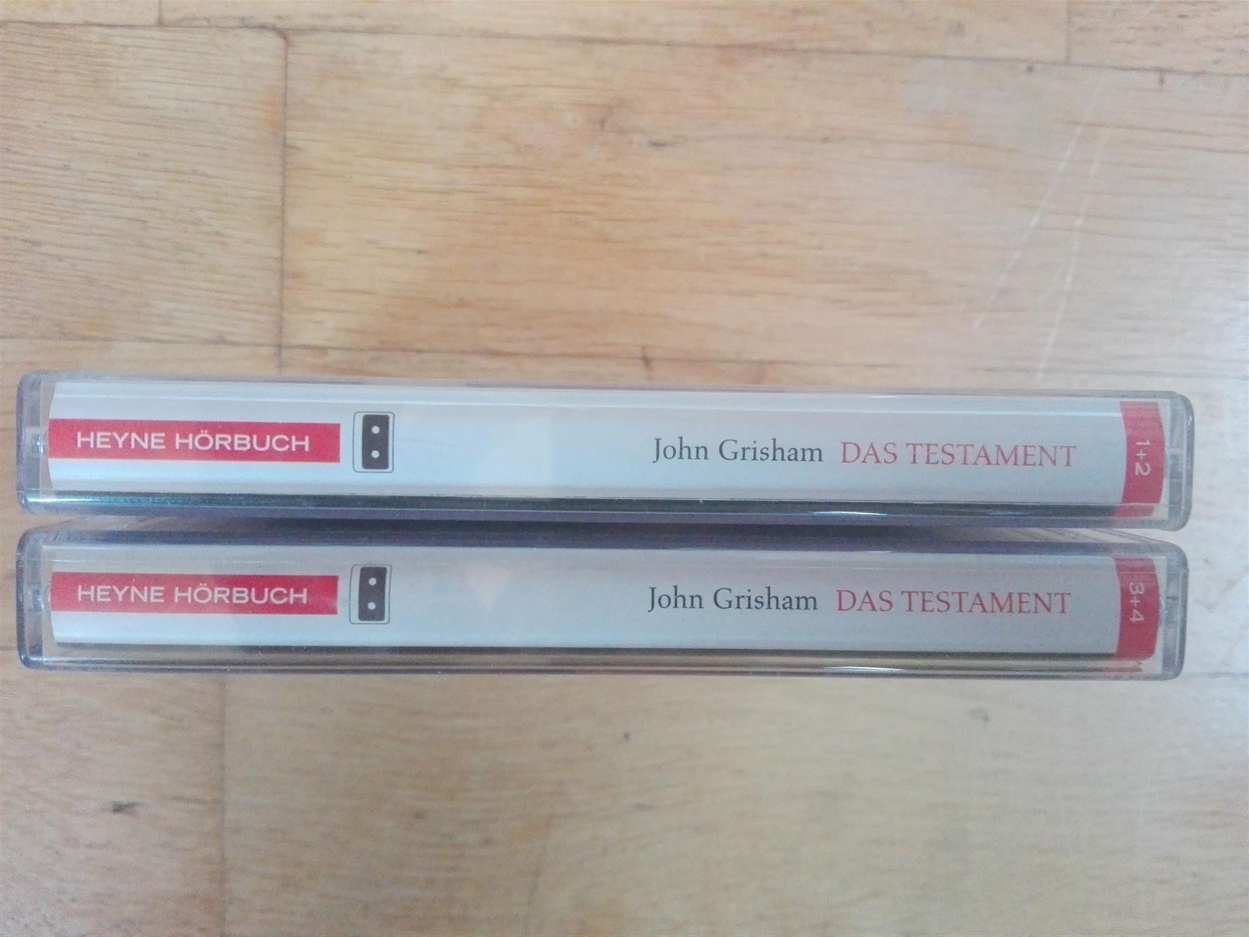 Kompaktkassetten: John Grisham: Das Testament   (4-MCs) – Gebraucht aus St. Gallen von elk2021 4