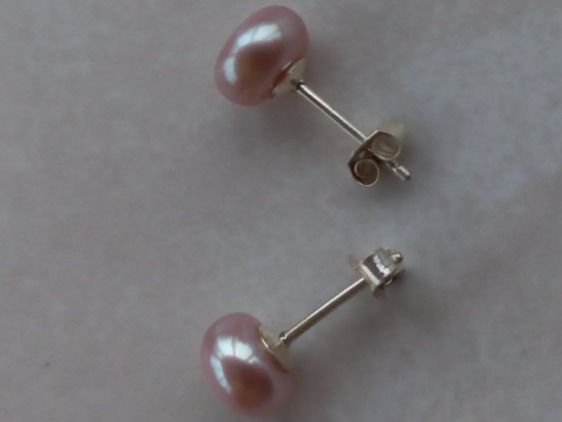 Boucles d'oreille: Perlen Ohrstecker, Silber 925 – Neuf avec emballage d'origine à Winistorf par acreativ 1
